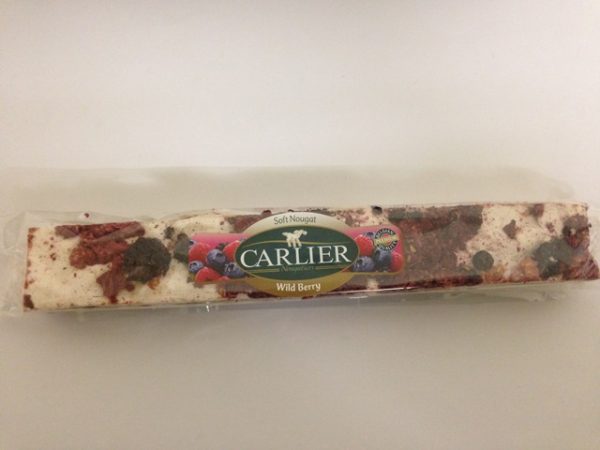 Carlier Vanilla Berries Almond bar 100g