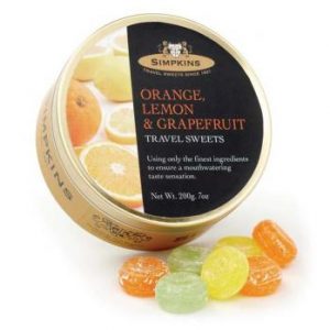 Simpkins Orange  Lemon & Grapefruit Travel Tin