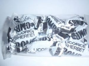 Licorice Sherbet Bomb