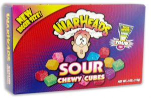 Wareheads Sour Chewy Cubes Box 113g